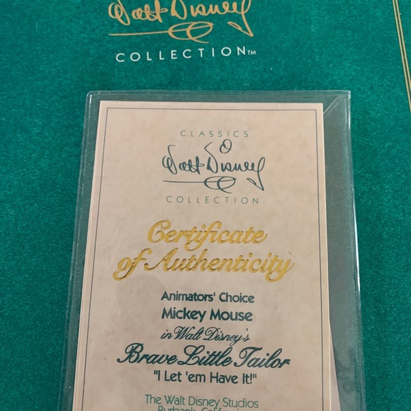 WDCC Brave Little Taylor Mickey Mouse and Princess Minnie - Picture 11 of 12